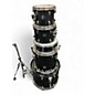 Used Ludwig 5 Piece Accent Black Drum Kit thumbnail