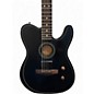 Used Fender ACOUSTASONIC STANDARD TELECASTER BLACK Acoustic Electric Guitar