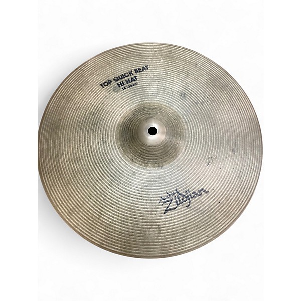 Used Zildjian 14in Quick Beat Hi Hat Pair Cymbal