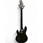 Used Ernie Ball Music Man Stingray SUB Bass BLACK WITH DIAMOND PLATE Electric Bass Guitar