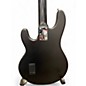 Used Ernie Ball Music Man Stingray SUB Bass BLACK WITH DIAMOND PLATE Electric Bass Guitar