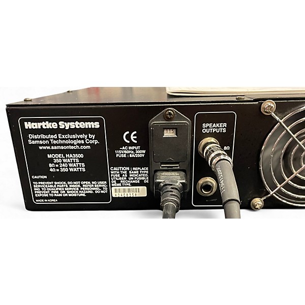 Used Hartke HA3500 Bass Amp Head