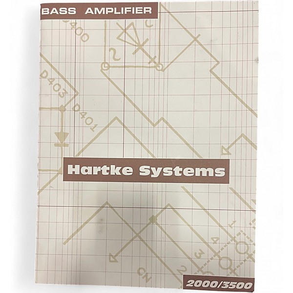Used Hartke HA3500 Bass Amp Head
