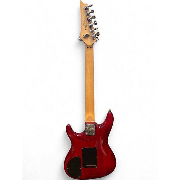 Used Ibanez JS100 Joe Satriani Signature TRANS RED Solid Body Electric Guitar