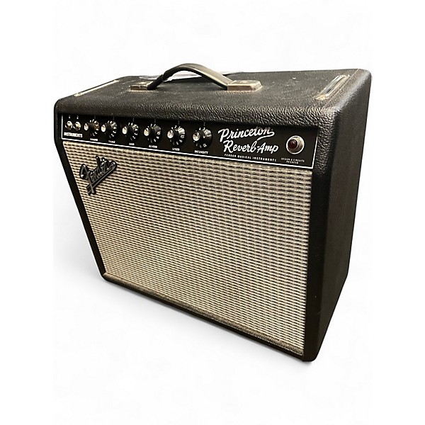 Used Fender 1965 Princeton Reverb 15W 1x10 Tube Guitar Combo Amp