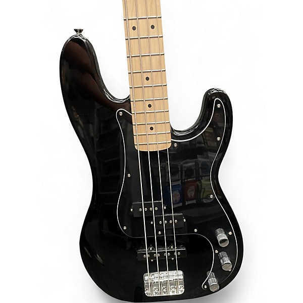Used Squier Affinity Precision Bass Black Electric Bass Guitar