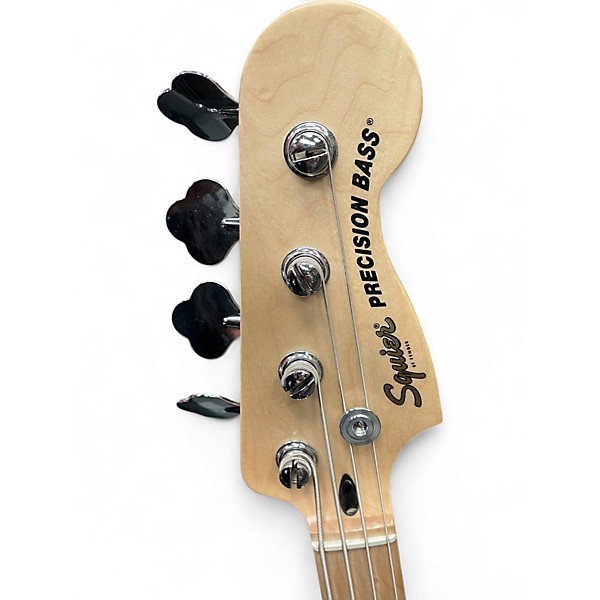 Used Squier Affinity Precision Bass Black Electric Bass Guitar