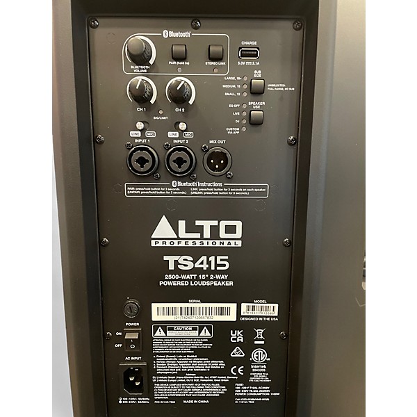 Used Alto TS415 Powered Speaker