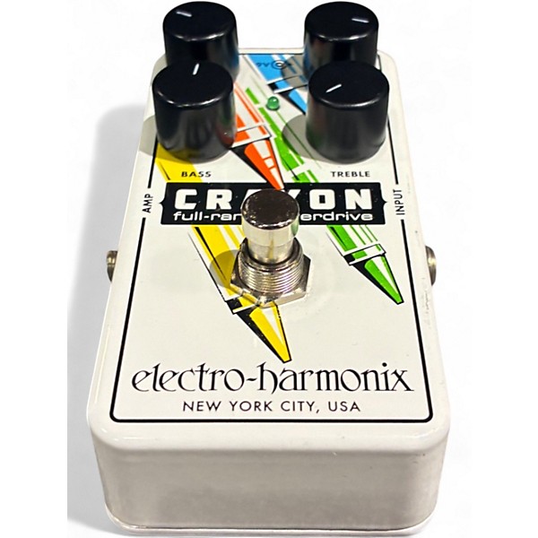 Used Electro-Harmonix Crayon Full Range Overdrive Effect Pedal