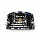 Used Gretsch Drums 14in HAMMERED BLACK STEEL Black Chrome Drum thumbnail