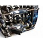 Used Gretsch Drums 14in HAMMERED BLACK STEEL Black Chrome Drum