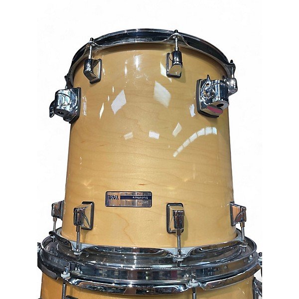 Used Taye Drums 4 Piece studio maple Natural Drum Kit