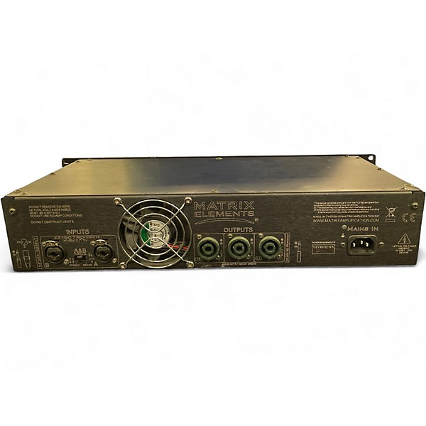 Used Matrix Elements GT1000FX Power Amp