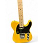 Used Squier Telecaster Black and Yellow Solid Body Electric Guitar