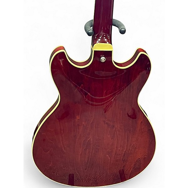 Used Ibanez AS73 Artcore TRANSPARENT CHERRY RED Hollow Body Electric Guitar