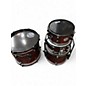 Used Ludwig 4 Piece Questlove Pocket Kit red sparkle Drum Kit thumbnail