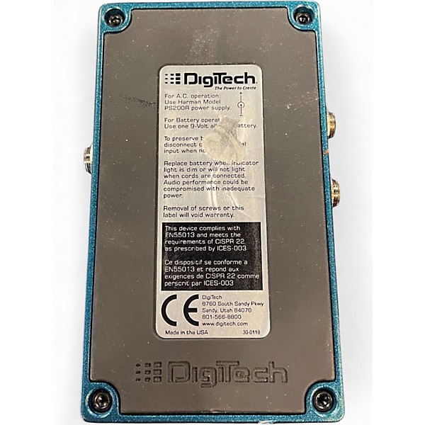 Used DigiTech DigiVerb Effect Pedal