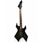 Used B.C. Rich Stranger Things "Eddie's" Inspired NJ Series Warlock Black Solid Body Electric Guitar thumbnail