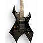 Used B.C. Rich Stranger Things "Eddie's" Inspired NJ Series Warlock Black Solid Body Electric Guitar