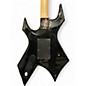 Used B.C. Rich Stranger Things "Eddie's" Inspired NJ Series Warlock Black Solid Body Electric Guitar