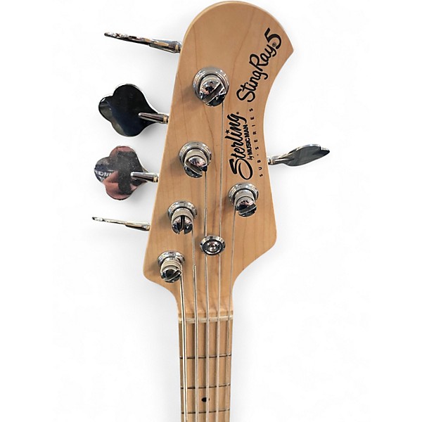 Used Sterling by Music Man STINGRAY 5 Black Electric Bass Guitar