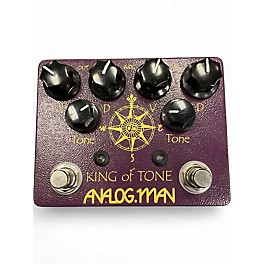 Used Analogman KING OF TONE V4 Effect Pedal