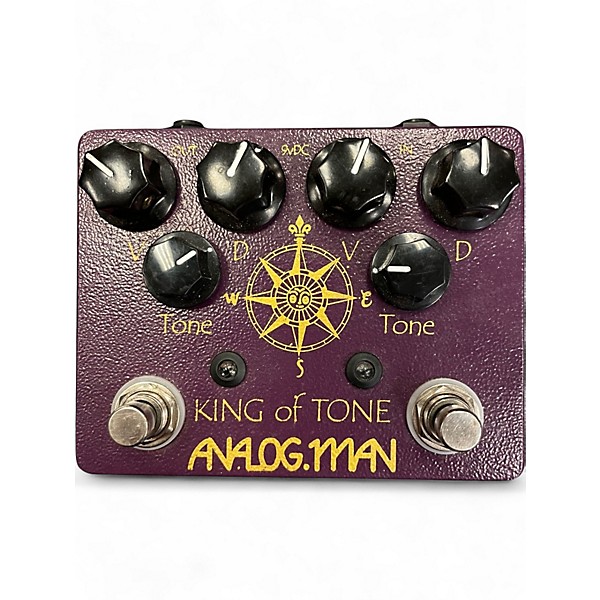 Used Analogman KING OF TONE V4 Effect Pedal