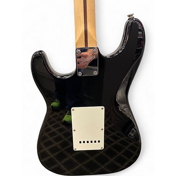 Used Squier Affinity Stratocaster Black Solid Body Electric Guitar