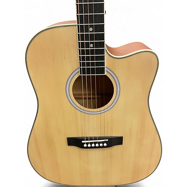 Used Bcp acoustic electric Natural Acoustic Electric Guitar