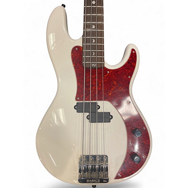 Used Luna Paz Lenchantin Signature Alpine White Electric Bass Guitar