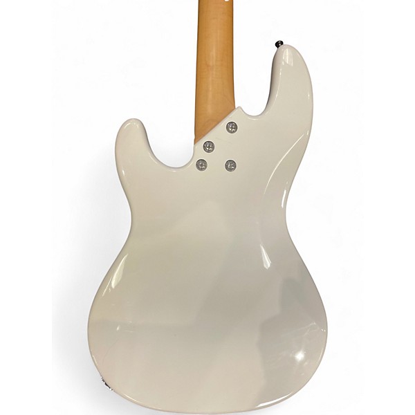 Used Luna Paz Lenchantin Signature Alpine White Electric Bass Guitar