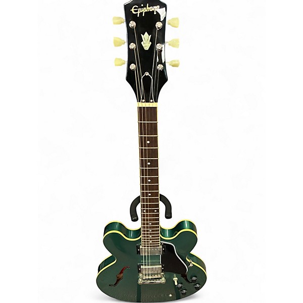 Used Epiphone ES355 Inverness Green Hollow Body Electric Guitar