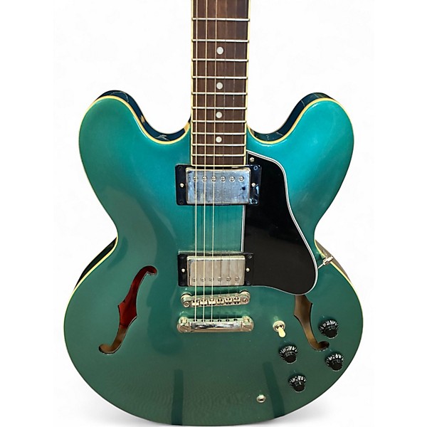 Used Epiphone ES355 Inverness Green Hollow Body Electric Guitar