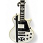 Used ESP LTD James Hetfield Signature Iron Cross White Solid Body Electric Guitar