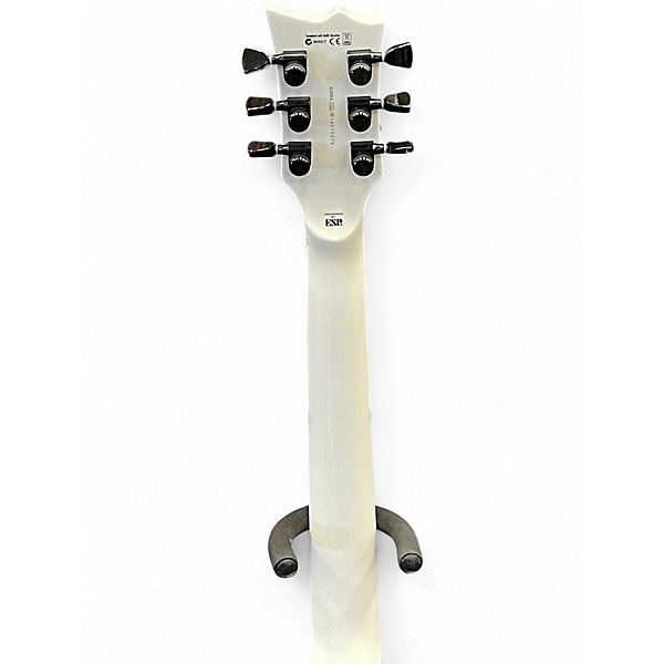 Used ESP LTD James Hetfield Signature Iron Cross White Solid Body Electric Guitar