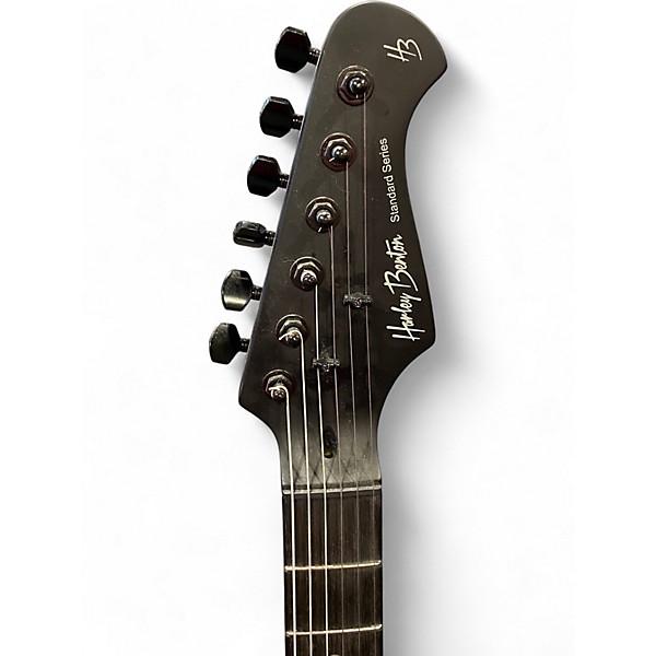 Used Harley Benton H3 Black Solid Body Electric Guitar