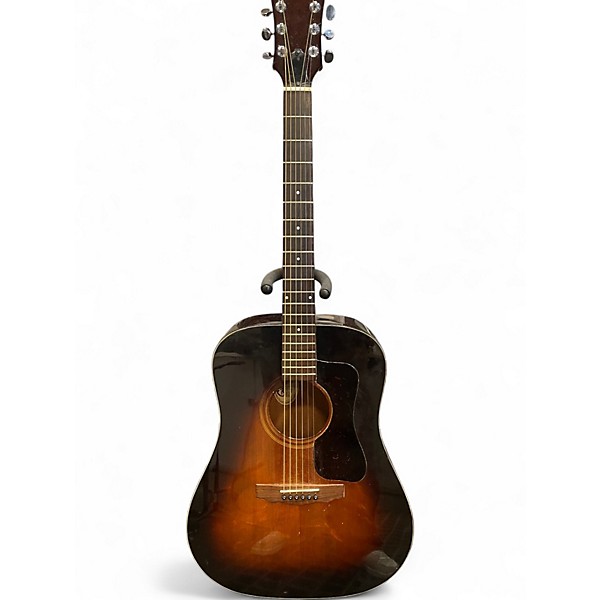 Vintage 1980 Guild Guild D-25 2 Tone Sunburst Acoustic Guitar
