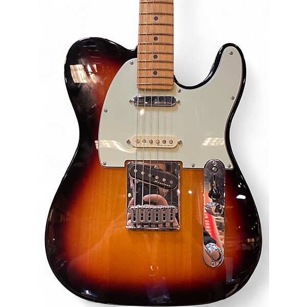 Used Fender Player Plus Nashville Telecaster 3 Color Sunburst Solid Body Electric Guitar
