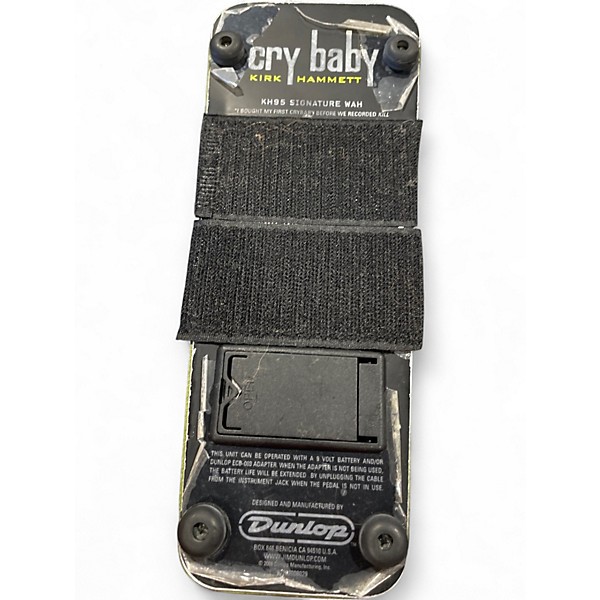 Used Dunlop KH95 Kirk Hammett Signature Cry Baby Wah Effect Pedal