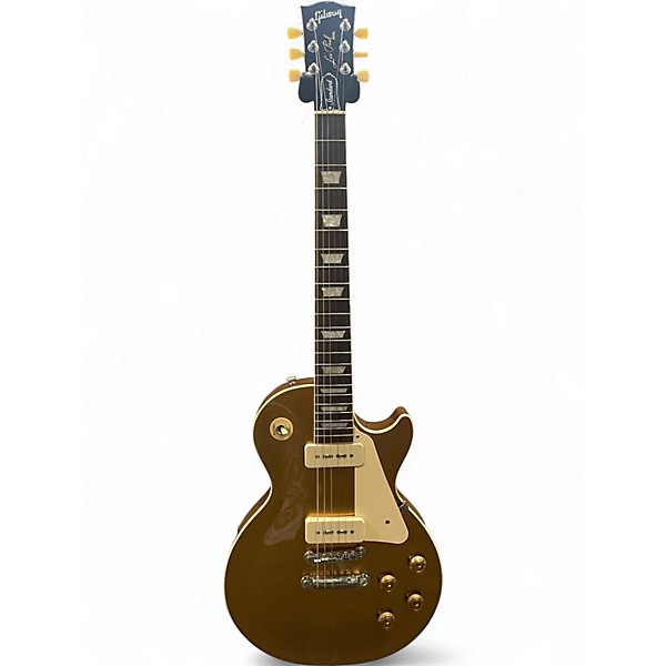 Used Gibson Les Paul Standard Gold Top Solid Body Electric Guitar