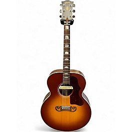 Used Gibson SJ200 Studio Super Jumbo 2 Color Sunburst Acoustic Electric Guitar