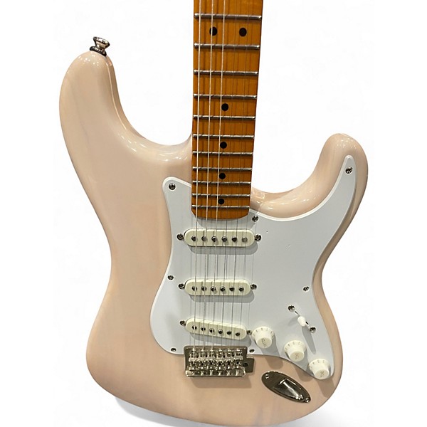 Used Squier Classic Vibe 1950S Stratocaster White Blonde Solid Body Electric Guitar
