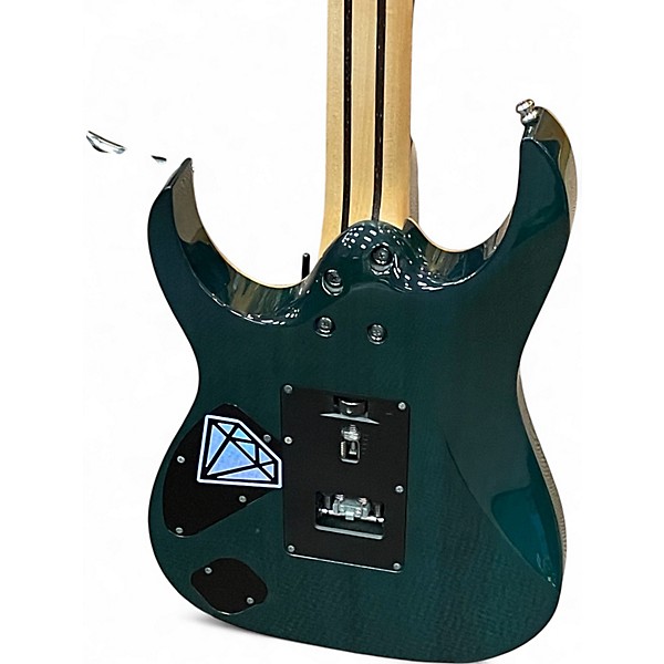 Used Ibanez RG8570Z CRA Blue Solid Body Electric Guitar
