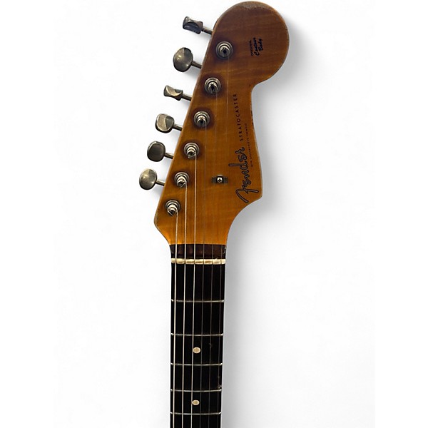 Used 2023 Fender Custom Shop Dual Mag II Strat Super Heavy Relic Aged 3 Color Sunburst Solid Body Electric Guitar