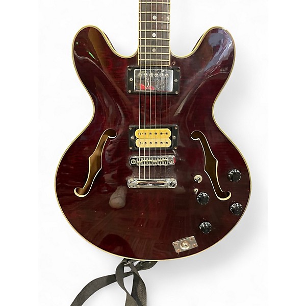 Used Jds H935CH CHERRY QUILT Hollow Body Electric Guitar