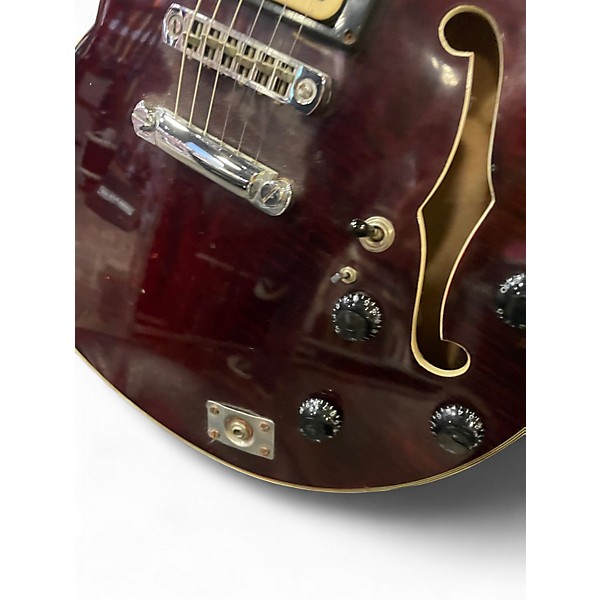 Used Jds H935CH CHERRY QUILT Hollow Body Electric Guitar