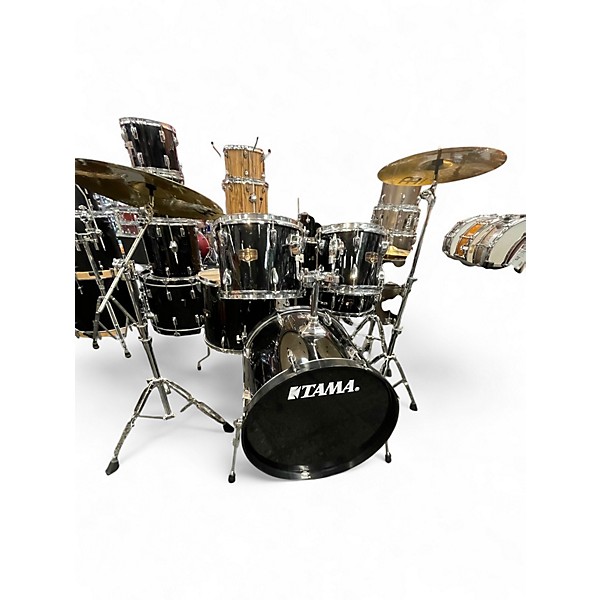Used TAMA 5 Piece Imperialstar BLACK Drum Kit