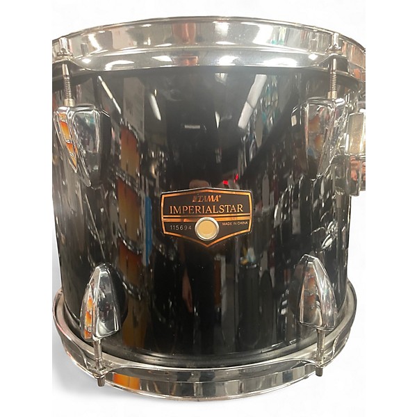 Used TAMA 5 Piece Imperialstar BLACK Drum Kit