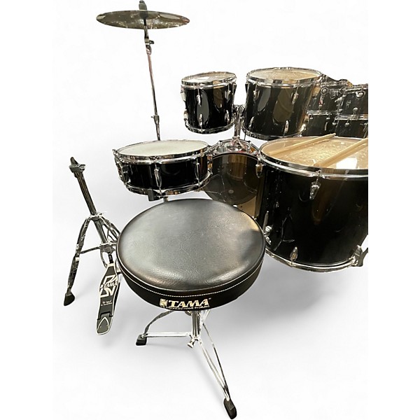 Used TAMA 5 Piece Imperialstar BLACK Drum Kit
