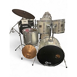 Used Pearl 4 Piece Export GREY Drum Kit